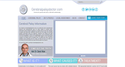 Desktop Screenshot of cerebralpalsydoctor.com